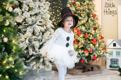 Qd Girl Snowman 3,690.-