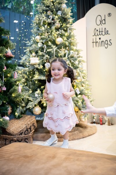 Pink Christmas Tree Dress