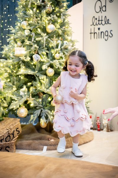 Pink Christmas Tree Dress