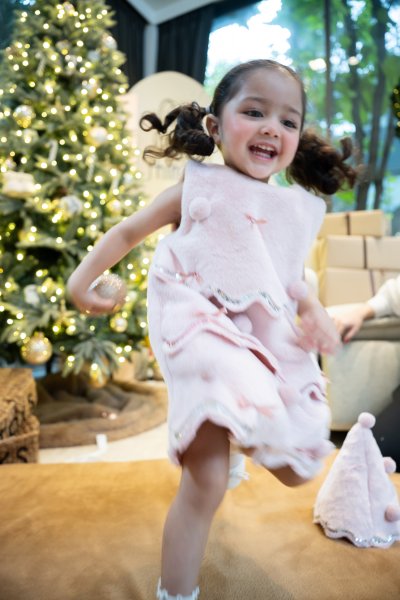 Pink Christmas Tree Dress