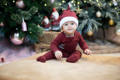 Onesie with beanie hat