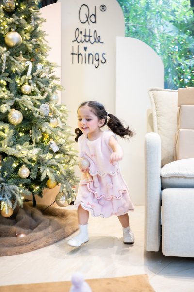 Pink Christmas Tree Dress