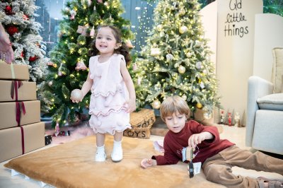 Pink Christmas Tree Dress