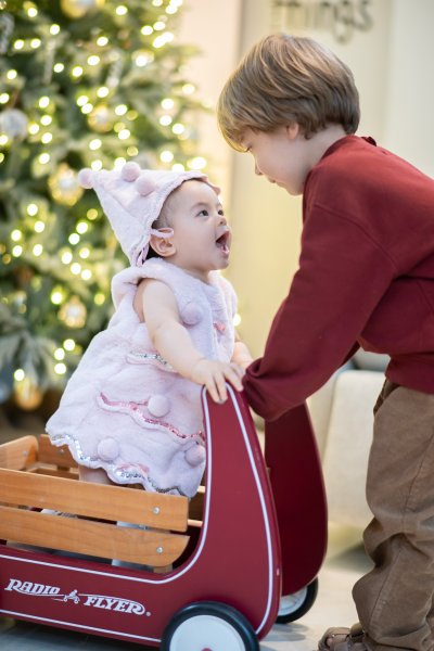 Pink Christmas Tree Dress