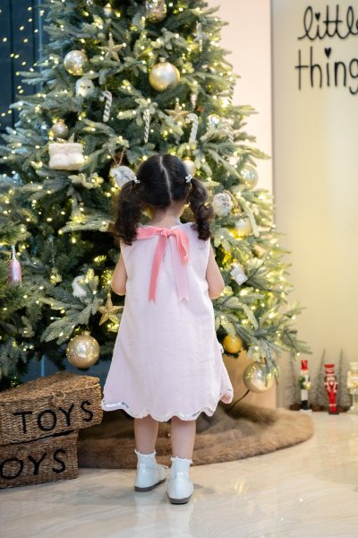 Pink Christmas Tree Dress