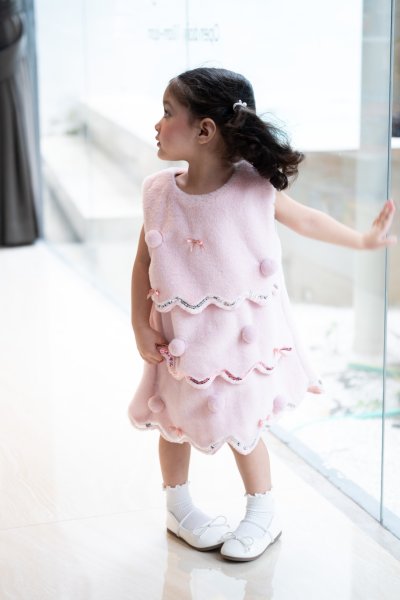 Pink Christmas Tree Dress