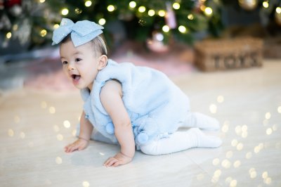 Blue Christmas Tree Dress