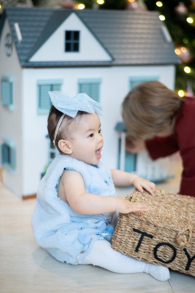 Blue Christmas Tree Dress
