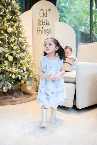 Blue Christmas Tree Dress