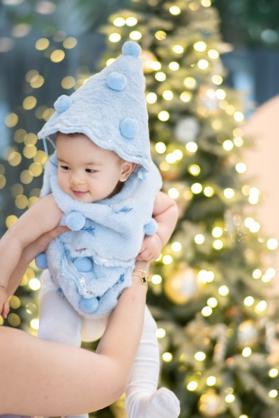 Blue Christmas Tree Dress