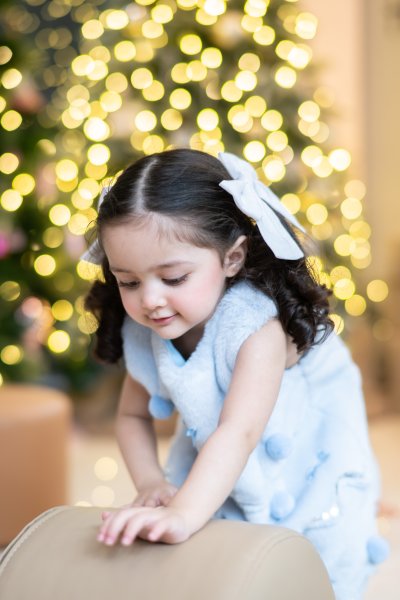 Blue Christmas Tree Dress