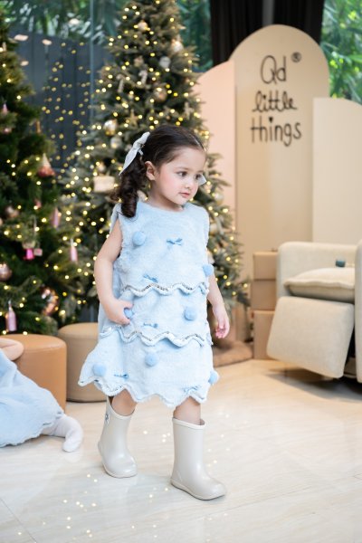 Blue Christmas Tree Dress
