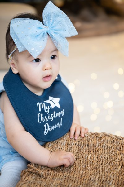 Personalized Christmas Bib