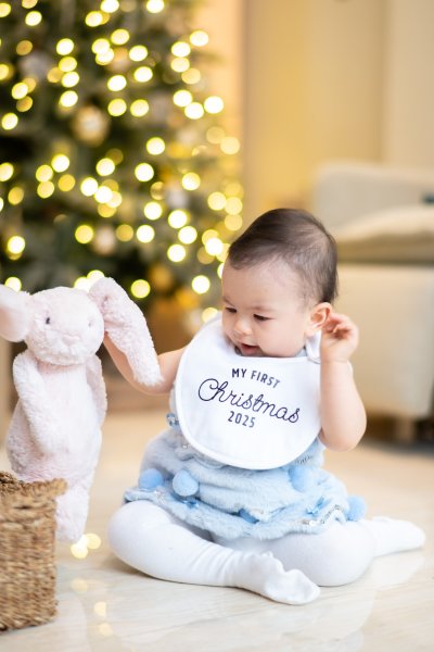 Personalized Christmas Bib