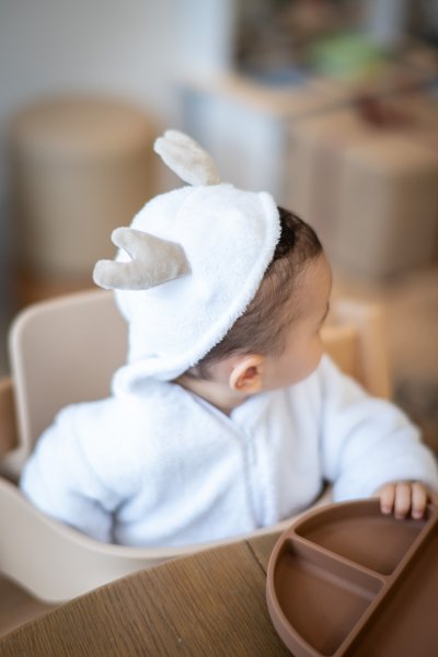 Reindeer Onesie Pyjamas with glitter initial