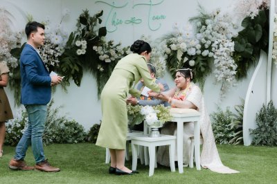 บรรยากาศงานวิวาห์ เรือนอรุณวรา เขาใหญ่