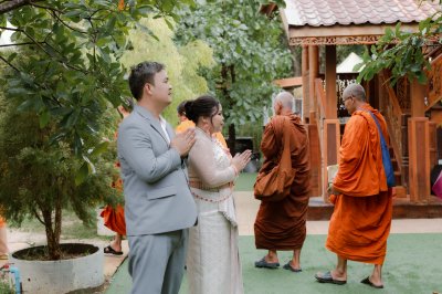 บรรยากาศงานวิวาห์ เรือนอรุณวรา เขาใหญ่