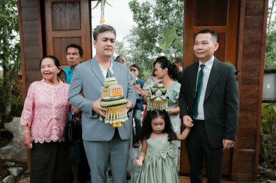บรรยากาศงานวิวาห์ เรือนอรุณวรา เขาใหญ่