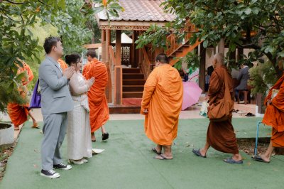 บรรยากาศงานวิวาห์ เรือนอรุณวรา เขาใหญ่
