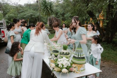 บรรยากาศงานวิวาห์ เรือนอรุณวรา เขาใหญ่