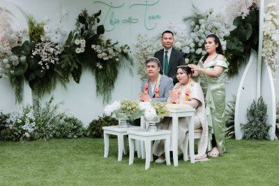 บรรยากาศงานวิวาห์ เรือนอรุณวรา เขาใหญ่