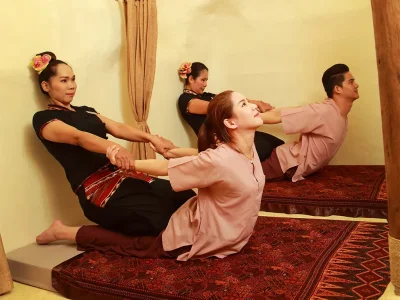 Relaxing back, shoulder, and head massage treatment at Srimantra Spa Chiang Mai