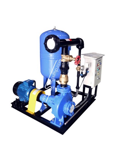 ปั๊มน้ำมอเตอร์ในตัว (เหล็กหล่อ) (รูปผลงาน)