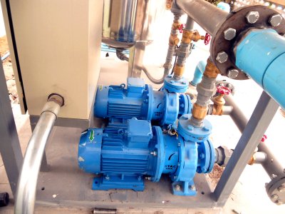 ปั๊มน้ำอุตสาหกรรม ปั๊มน้ำมอเตอร์ในตัว (เหล็กหล่อ)