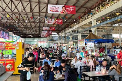 Hanging Banner ตลาดสด | Market OOH Media | Small Size Big Impact