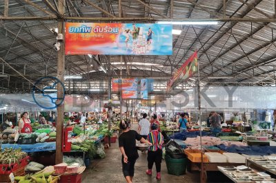 สื่อโฆษณาตลาดสด HangingBannerตลาด OOHตลาดสด MarketMediaThailand BrandAwareness ตลาดทั่วประเทศ