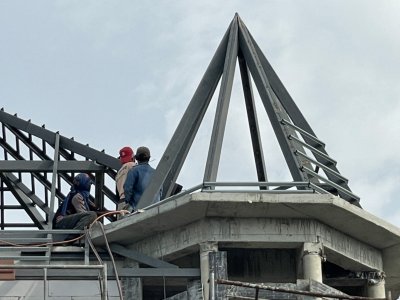 งานก่อสร้างบ้านพักอาศัย 3 ชั้น ถนนรามอินทรา