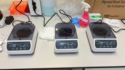 (BC-201/BC-202) Hemoglobin Testing System by Aconlabs, Mini High Speed Centrifuge by Joanlab, OPTIZEN NanoQ by Klab