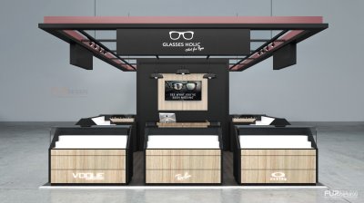 ออกแบบร้าน Glasses Holic : ร้านจำหน่ายแว่นตา @ Tops Plaza Phayao