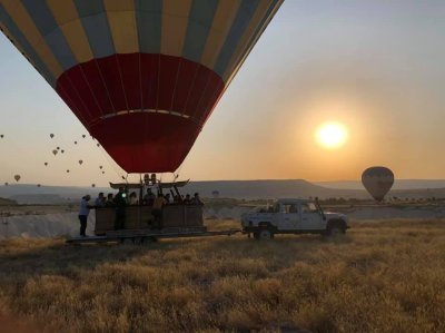 Balloon in Cappadocia, Turkey