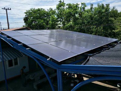 งานติดตั้ง Solar Carpark 5K