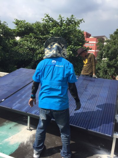 งานติดตั้ง Solar Rooftop 5K