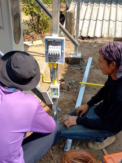 งานติดตั้งระบบโซล่าโฮม