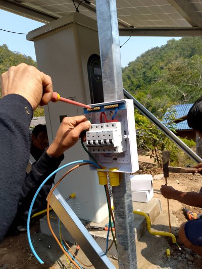 งานติดตั้งระบบโซล่าโฮม