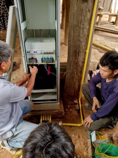 งานติดตั้งระบบโซล่าโฮม