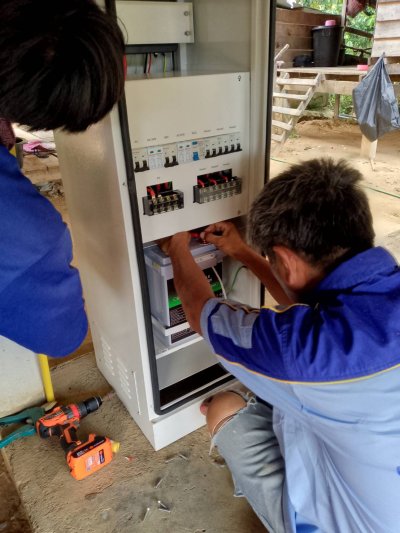 งานติดตั้งระบบโซล่าโฮม