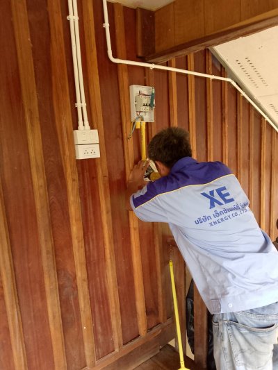 งานติดตั้งระบบโซล่าโฮม