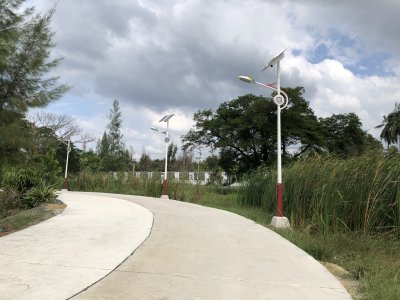 งานติดตั้งไฟถนนโรงเรียนนายร้อย