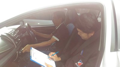 กิจกรรมประเมินผู้ฝึกสอนขับรถ 12-10-2560