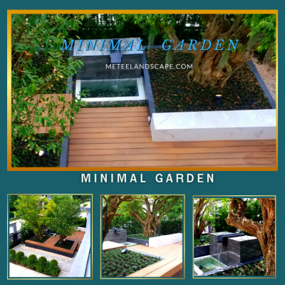 modern minimal garden