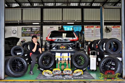 HONDA CRV G5 จัดหนัก จัดเต็ม โช้ค TEIN เบรก AP ยาง MICHELIN PRIMACY ล้อ ยาง โช้ค เบรก หล่อ เร้าใจ เน้นการใช้งาน ออโต้ควิกส์ จัดให้ครับ