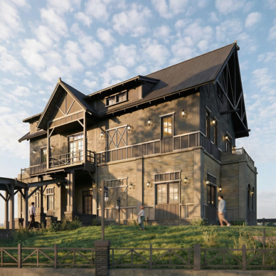 โครงการออกแบบบ้านสไตล์ American Farmhouse