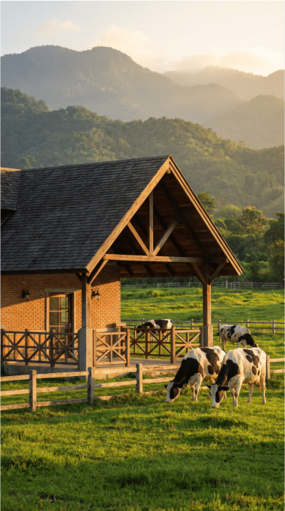 โครงการออกแบบบ้านสไตล์ American Farmhouse