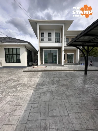 บ้านคุณต้อม จ.นครราชสีมา ลาย Ashlar Slate