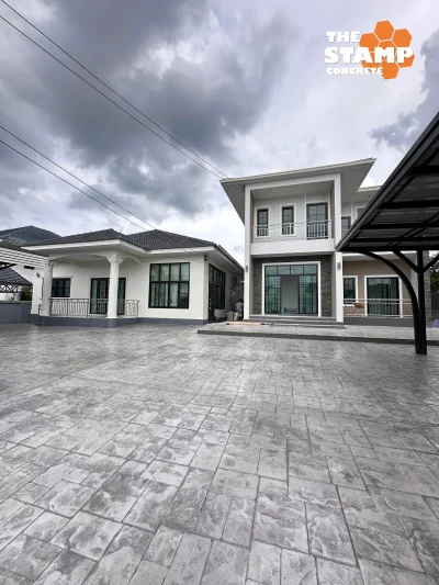 บ้านคุณต้อม จ.นครราชสีมา ลาย Ashlar Slate