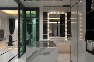 ห้องแต่งตัว (บ้าน) - โมเดิร์นลักชัวรี่สไตล์